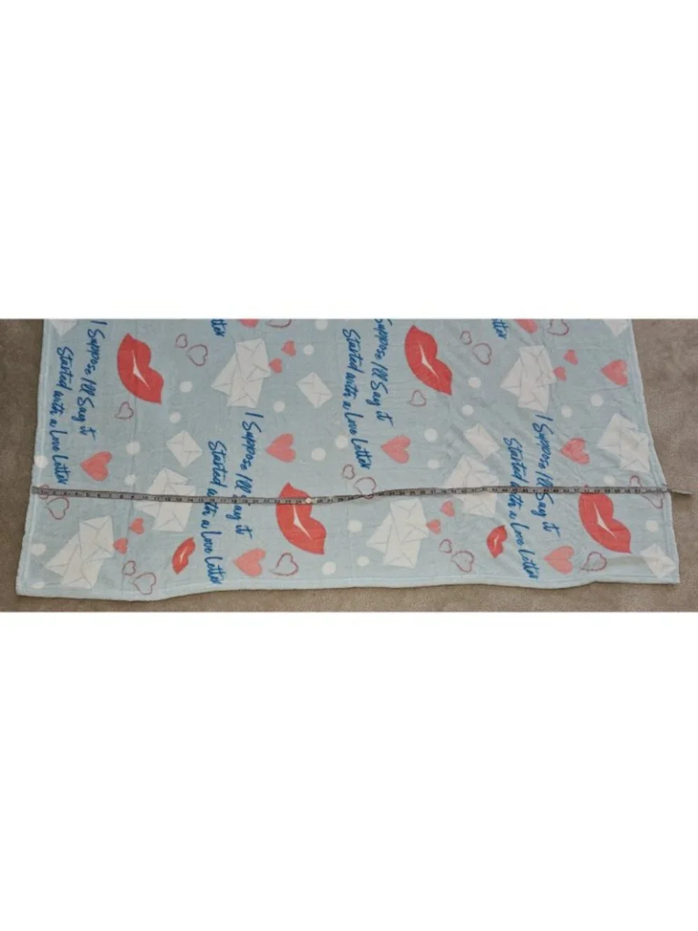 Netflix Jay Franco Fleece Blanket Throw 45x60 Blue To All Boys I've Loved Before